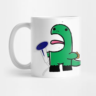 a singing dinosaur Mug